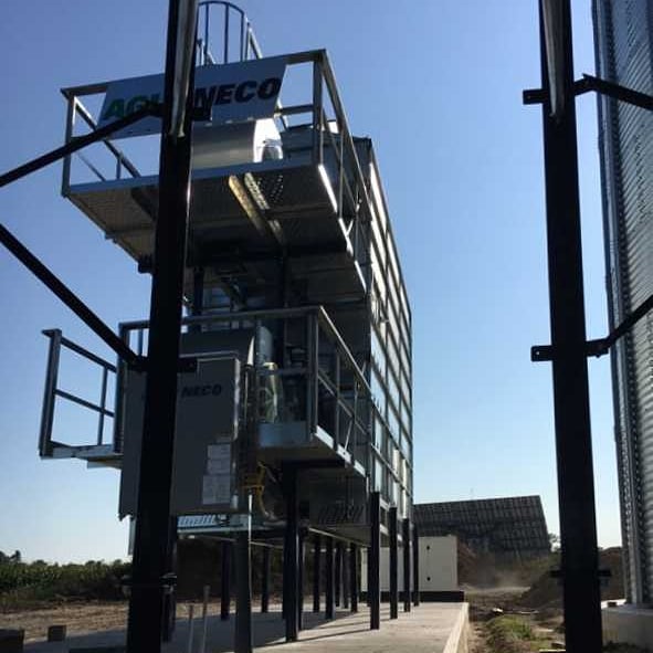 A couple of new Neco dryers from <a href="/aggrowthintl/">AGI</a> installed.  Bring on #harvest2019! 
#graindryers #OntAg  #swont #ruralON #519Farmers
