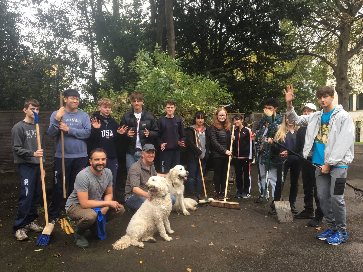 FettesService's tweet image. No stone left unturned.... Fettes environmentalists in action!