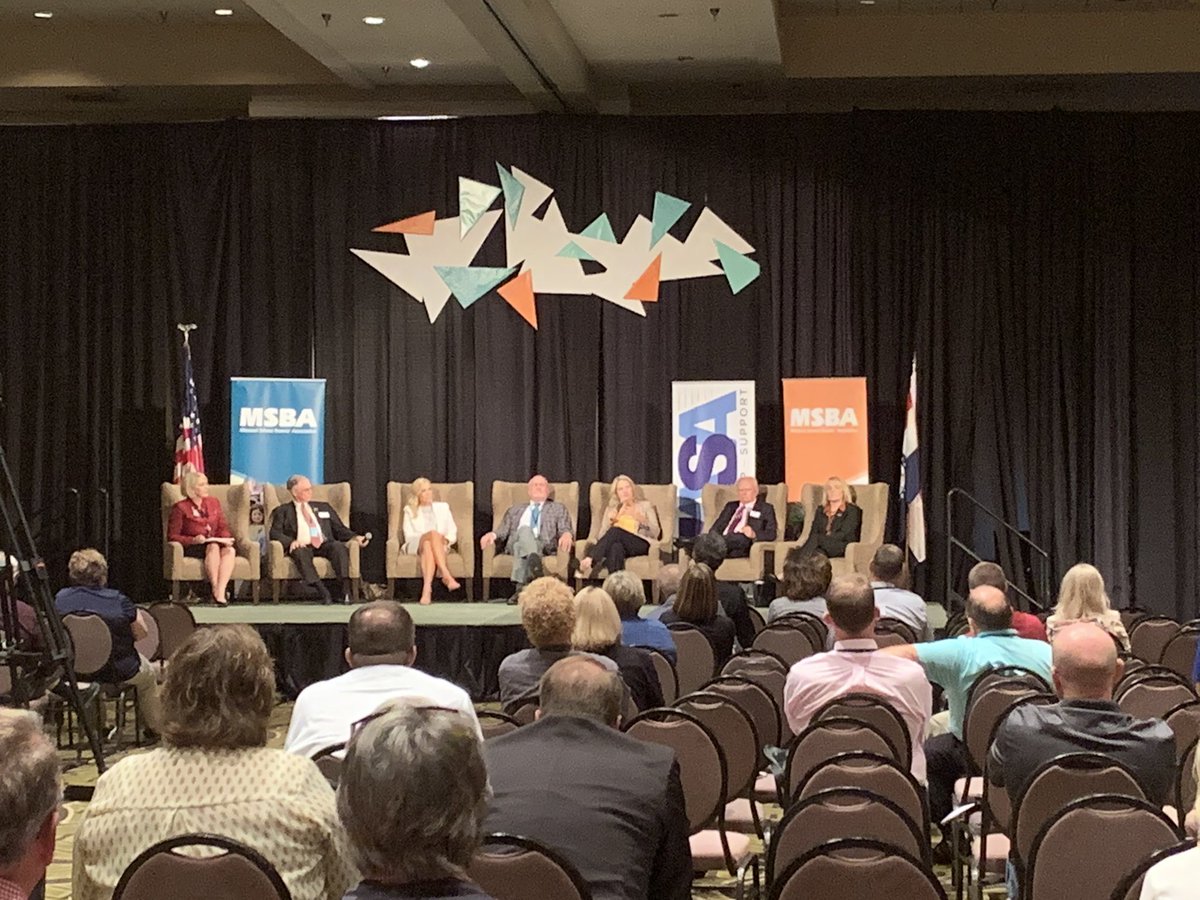 LadueSupe's tweet photo. The State Board of Education is answering questions of state wide superintendents and school district BOE members! #MSBA2019 https://t.co/C2gdEVFvh1