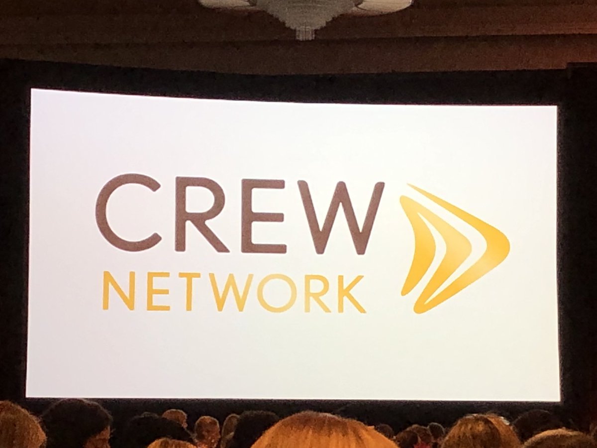 CREWKansasCity's tweet photo. CREW Networkโs new logo unveiled at Convention!!! #crewnetwork #crewkc https://t.co/T8eDQEC3Tz