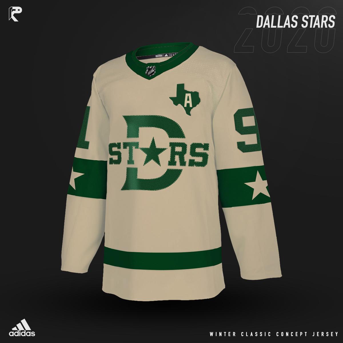 Stars unveil Winter Classic jerseys that pay tribute to Texas