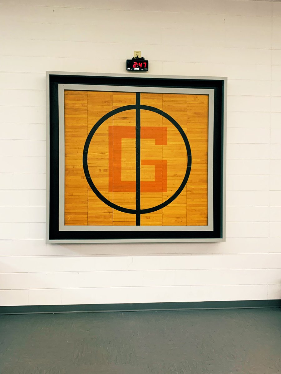GraftonHISchool's tweet image. Today, we officially placed the “G” from center court of GES and the former GHS in our new commons area. Preserving the “G” was a challenge and took a great deal of time and effort to complete by Mr. Gain and his construction students! #BlackHawkPride #respectthepast