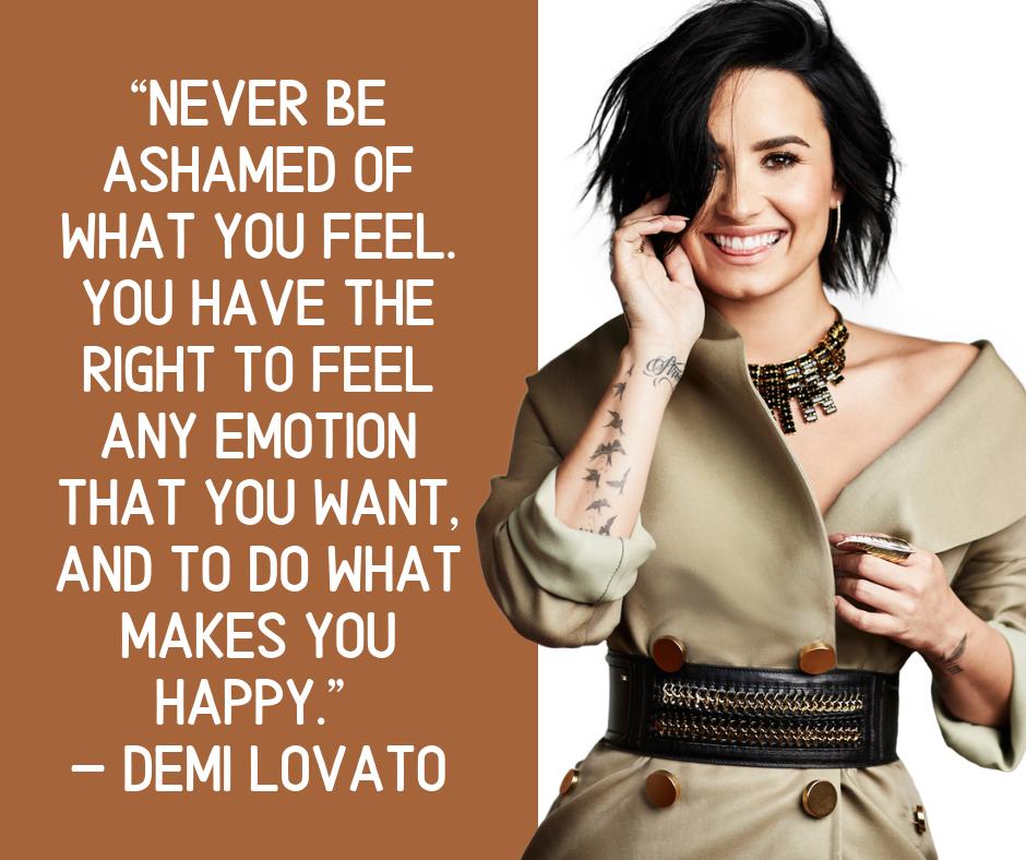 Who you are exactly as you are, is awesome! Peer pressure &amp; social stigmas impact us all. Find the inspiration to do your own thing substance free. Sometimes your favorite celebrities teach great lessons. #inspirationalquotes #selfconfidenceissexy #demilovato #coolforthesummer