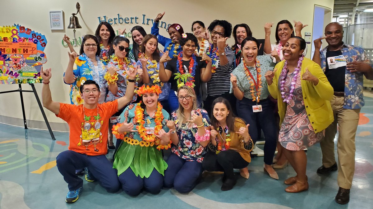hopeheroes's tweet image. Hope you liked our #SpiritWeek photos!! Our staff makes a big effort to have fun and raise awareness for #childhoodcancer and #blooddisorders.

We're not headed to Hawaii just yet, but we've said goodbye to the week and hello to the weekend—Aloha! 🤙🤙🤙🤙 #HopeandHeroes #CCAM