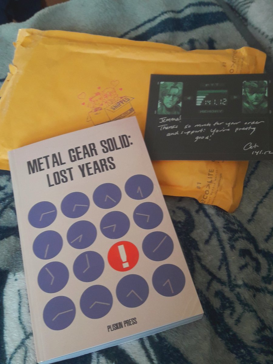 metal02mackerel's tweet photo. My copy of Lost Years came today! So so excited to read it!!! @PliskinPress (the coloured print inside looks amazing!) https://t.co/nvLcU0mR5J
