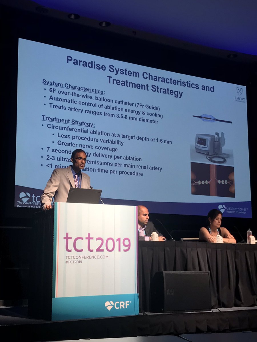 RADIANCE_HTN's tweet photo. RDN procedure with the ReCor Paradise technology #TCT2019  @drdevireddy 
#hypertension #renaldenervation #ultrasound #interventionalcardiology #recormedical https://t.co/ghmmnhO25e