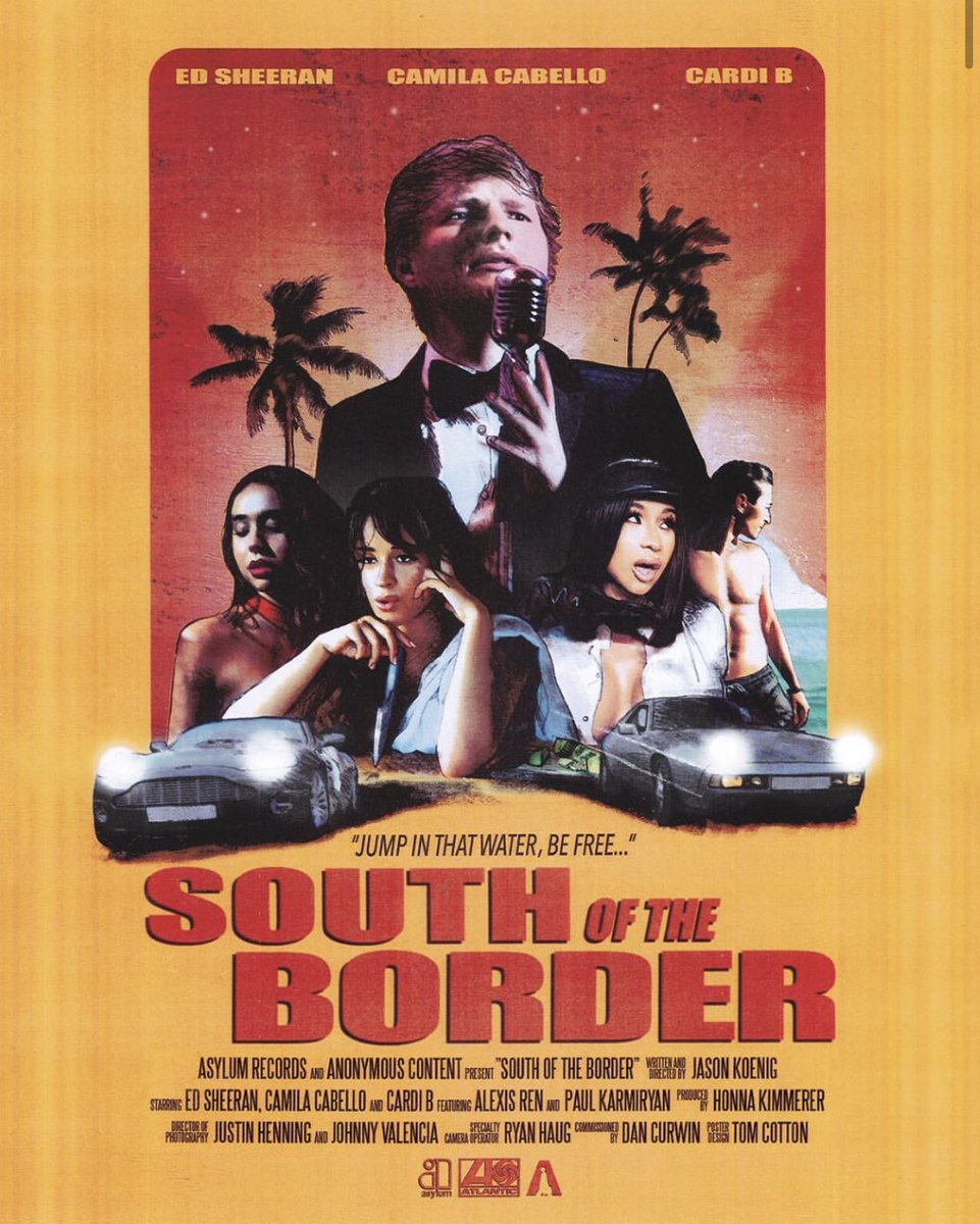 EdSheeranArabic's tweet photo. ايد شيران عبر الانستقرام: ڤيديو اغنيه "South Of The Border" قادم قريباً 🔥 https://t.co/m7hDnIc16p
