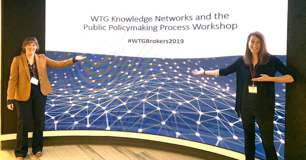 ajsteinkephd's tweet image. Grateful to attend the @UMN_HSJMC 
#WTGBrokers2019 workshop this morning hosted by @docmattweber @ECohen_UMN &amp;amp; @wtgrantfdn. Groundbreaking research being done by scholars to answer important ?’s about #knowledgebrokers, policy entrepreneurs, nodes &amp;amp; edges! @sarahkwiley #sna