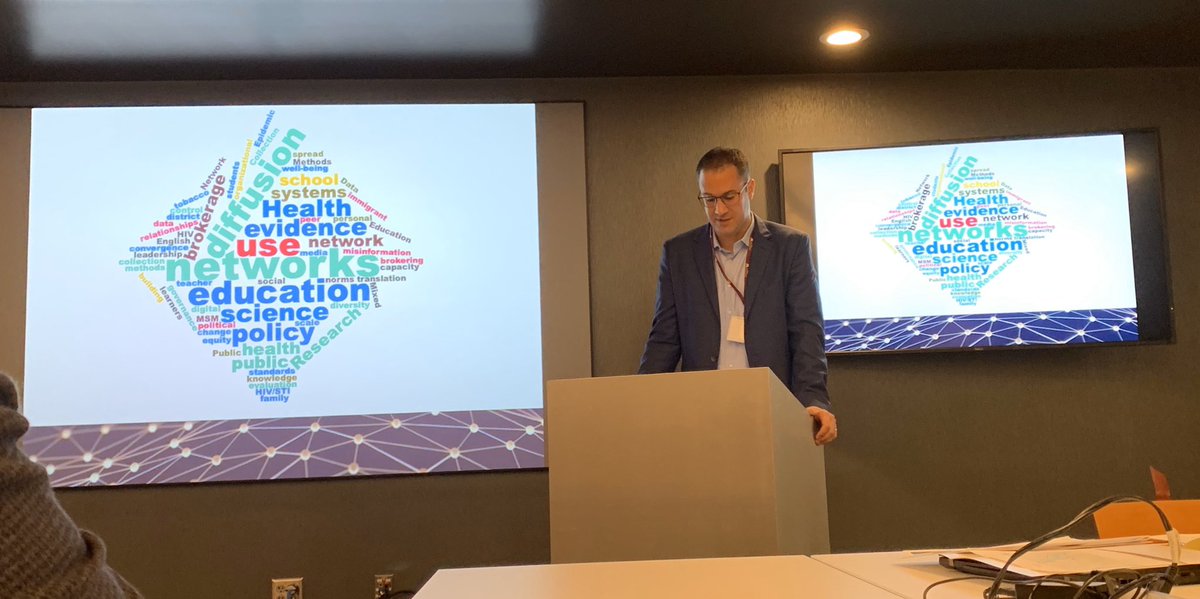 ajsteinkephd's tweet image. Grateful to attend the @UMN_HSJMC 
#WTGBrokers2019 workshop this morning hosted by @docmattweber @ECohen_UMN &amp;amp; @wtgrantfdn. Groundbreaking research being done by scholars to answer important ?’s about #knowledgebrokers, policy entrepreneurs, nodes &amp;amp; edges! @sarahkwiley #sna