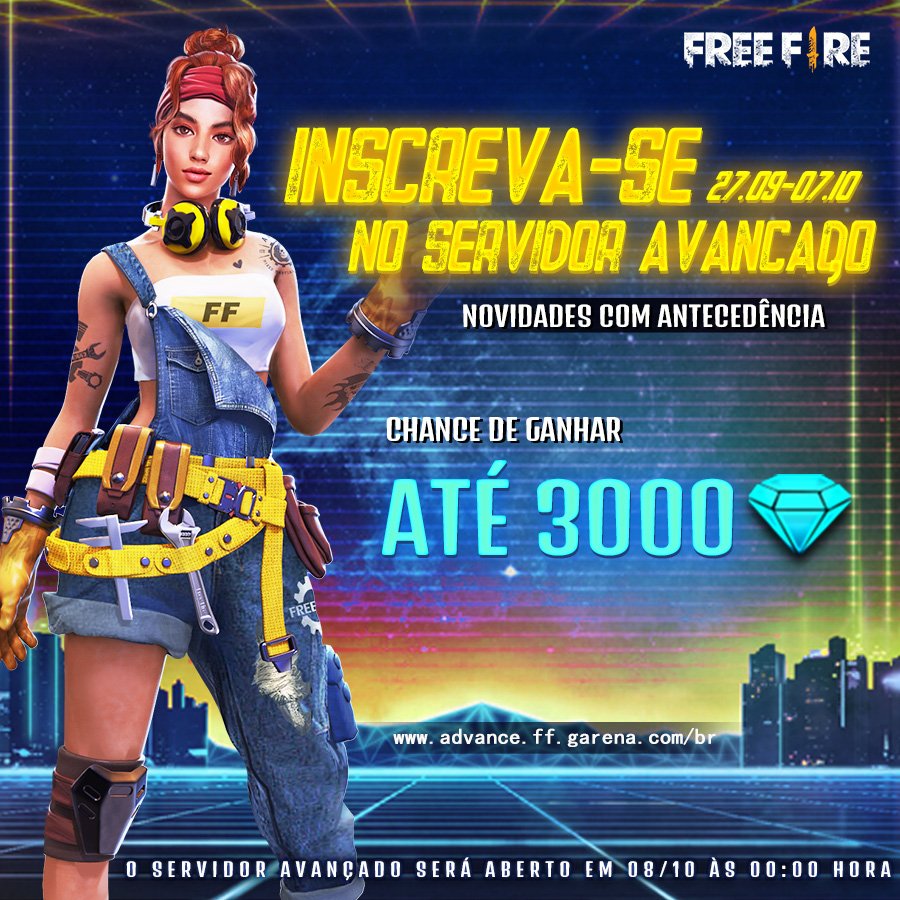 Servidor Avançado do Free Fire: Garena abre FF Advance em março de 2020