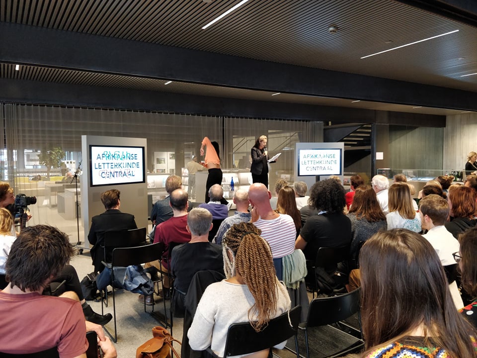BrinkmanInge's tweet photo. Last Wednesday: Afrikaanse Letterkunde Centraal.
With:
Melat Gebeyaw Nigussie, Sibo Kanobana, Dahlia Pessemiers-Benamar, Sandra Carolina Delgadillo Porcel, Chokri Ben Chikha, Riana Scheepers, Pépite Blues and Africa Book Link.
And 100 other people... https://t.co/ky6TtIdXzx