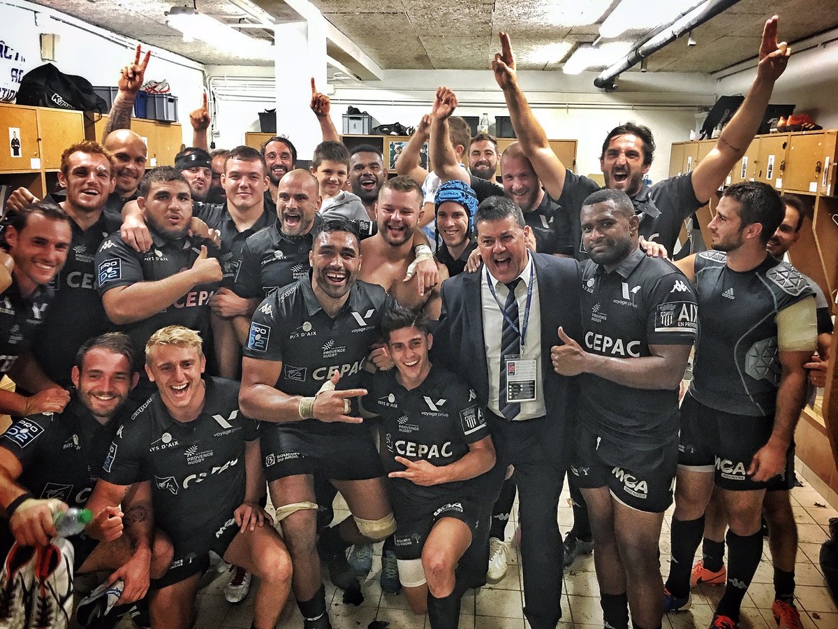 ProvenceRugby's tweet image. La réaction d'orgueil !

📜 Les Noirs s'imposent 45 à 24 face à Vannes et se relancent

Compte-rendu et réactions ➡️ bit.ly/2ng3DHs #ProD2