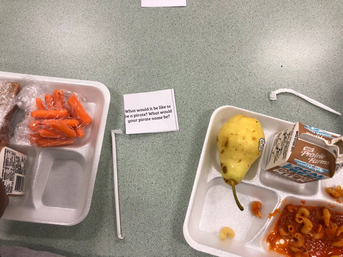 Chrissy Schochet (@mrsschochet) on Twitter photo Conversation starters at lunch! #StartWithHello <a href="/D59ForestView/">Forest View Elementary</a> <a href="/SocialWorkers59/">Social Workers at 59</a> #d59learns Conversation starters at lunch! #StartWithHello <a href="/D59ForestView/">Forest View Elementary</a> <a href="/SocialWorkers59/">Social Workers at 59</a> #d59learns