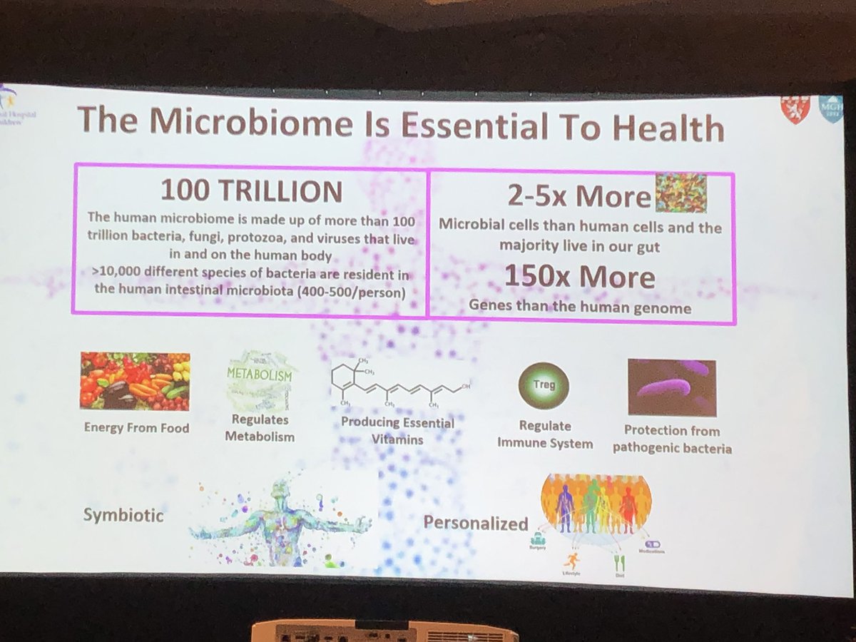Linda_E_Carlson's tweet photo. Caution from Dr. Fasano: โthere is no magic probiotic bullet to fix dysbiosis - it has to be personalizedโ #19DRP https://t.co/Z4OQKEd0xL