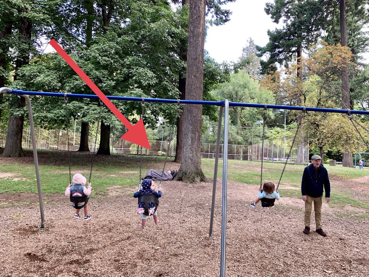 Am I a bad person if I don't like homeless people sleeping next to where my kids are playing? Not for the first time.... #laurelhurstpark <a href="/pdxparks/">PDX Parks</a> <a href="/PDXParksandRec/">Portland Parks & Rec</a> <a href="/PortlandPolice/">Portland Police</a>