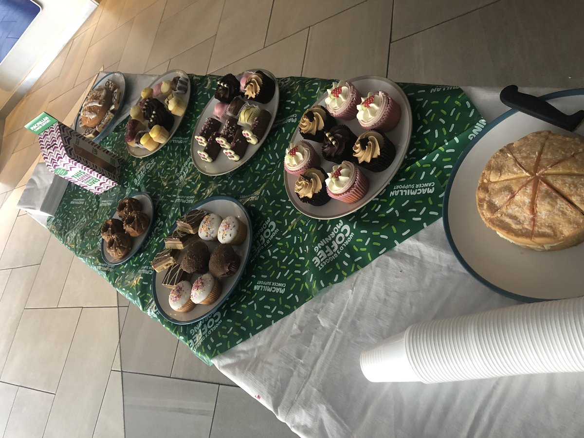 Danielle18Sbn's tweet photo. A massive Thank you to everyone who popped into the Guildford branch today and donated for yummy cakes to help raise money for Macmillan! We have raised over £130 today and will be having more cakes tomorrow! @ExperienceGford https://t.co/I0oKy4tAwA