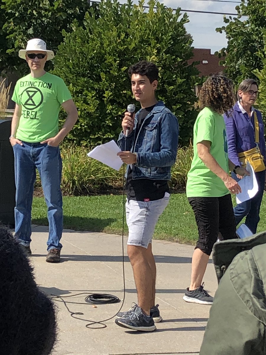 Next up is Julian talking about plastic at the climate strike <a href="/HTSRichmondHill/">HTS Richmond Hill</a>