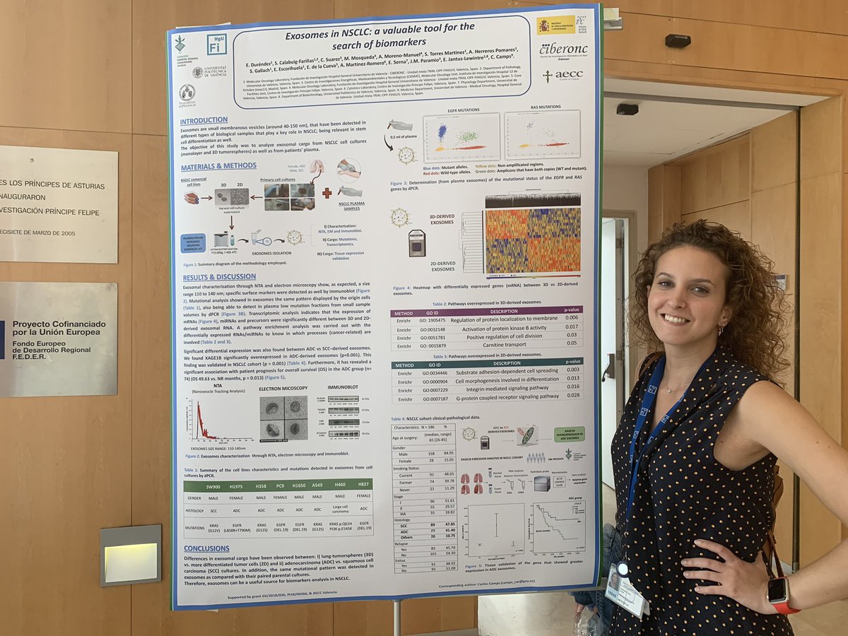 ele_durendez's tweet photo. Nuestro póster presentado en el II VALENCIAN VESICLES WORKSHOP #valensicles ha sido elegido como uno de los premiados para presentación oral hoy en @CIPFciencia @ElJanLe @carloscamps2 https://t.co/t60jvweHhq