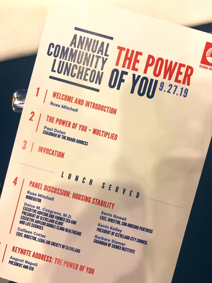 OhioEnterprise's tweet photo. The Annual United Way Community Luncheon is always terrific, but we are especially partial to today’s event, elevating the importance of housing stability. Thank you for your leadership, @UnitedWayCLE #ClevelandUnites https://t.co/6XNfePHCxF