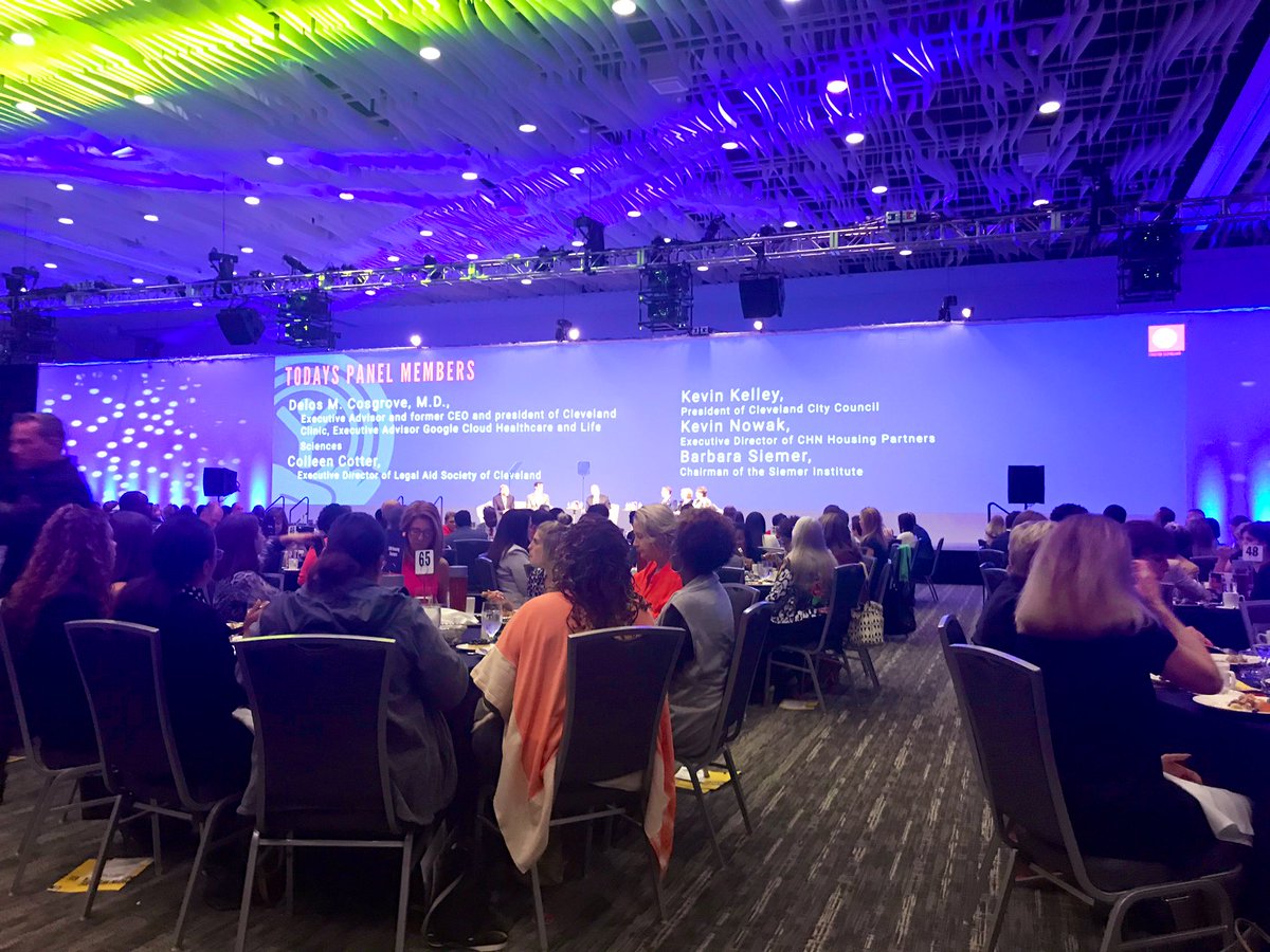 OhioEnterprise's tweet photo. The Annual United Way Community Luncheon is always terrific, but we are especially partial to today’s event, elevating the importance of housing stability. Thank you for your leadership, @UnitedWayCLE #ClevelandUnites https://t.co/6XNfePHCxF