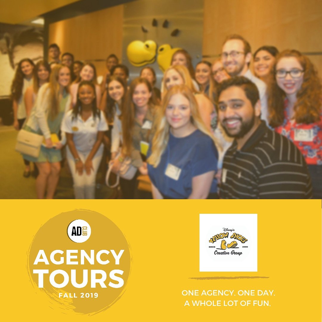 adclubucf's tweet photo. We did it! 21 spots are filled for Disney's Yellow Shoes tour. While we are no longer accepting RSVPs, still email us so we can add your name to the waitlist.

If a spot opens up, we will contact you shortly.
#AdClubUCF https://t.co/R11K5xX9vD