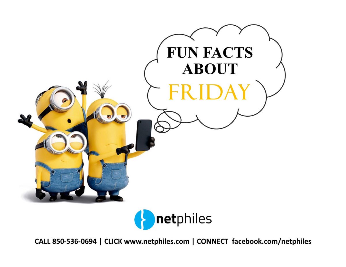 Netphiles's tweet image. Friday Fun Facts...click on link to see!
bit.ly/1gFSMf7

#netphiles #websitedesigns #digitalmarketing
