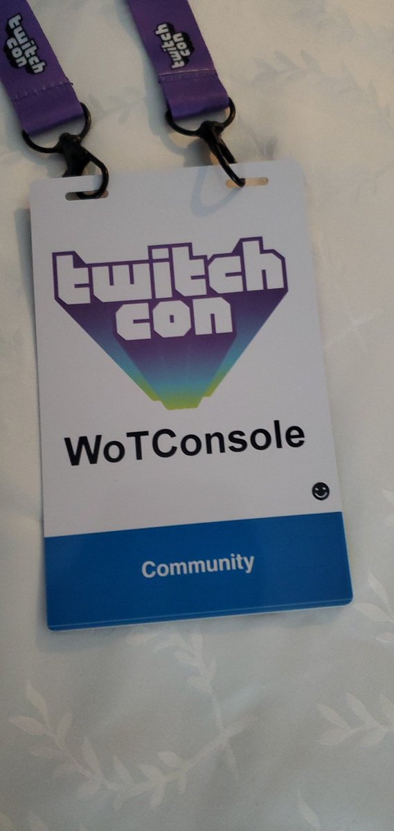 Ready for Twitchcon! #WoTConsole