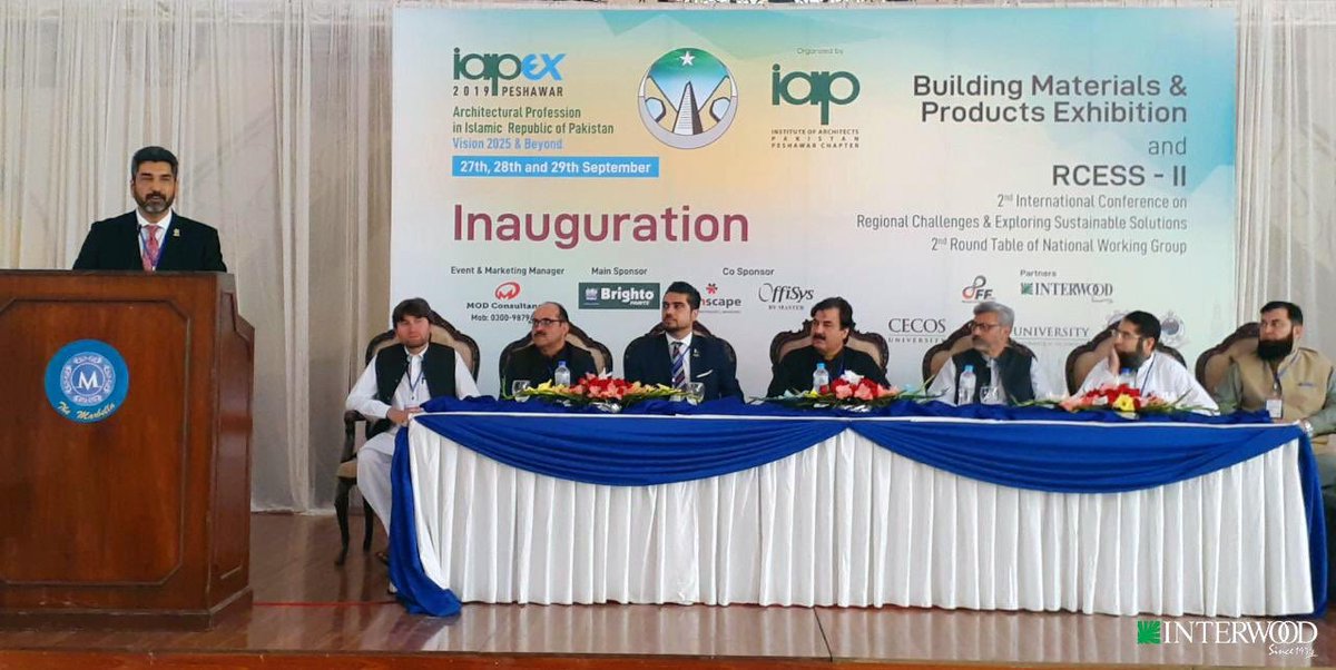 interwoodmobel's tweet photo. #Interwood is proud to sponsor #IAPEX Peshawar: an event being conducted to acknowledge and encourage architectural work in Peshawar and KPK.

Visit us at Marbella Cave Hall, Stall 7, between September 28-29.

#IAPEXPC2019 #Exhibition #Interwood #Furniture https://t.co/s0mUvqxehX