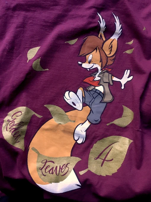 A few years prior I also got to draw the shirt for this con. Sadly I never attended myself but I still see people walk around with the shirt at other events which is cool! The mascot is a mix between a fox and a squirrel and it was fun to redesign him in a simpler cartoon style. 