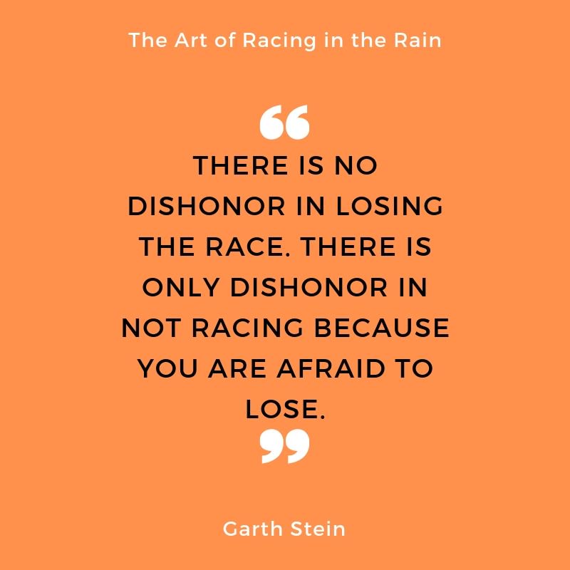 WaucondaLibrary's tweet photo. Everyone can use a little #MondayMotivaton. This book is just so inspirational! #RacingintheRain #ArtofRacing #GarthStein #wauconda #lakecounty #mchenrycounty https://t.co/LJslMXZc9P