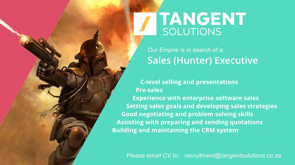 Looking for hunters. Send us your CV. #hunters #newopportunity #sales