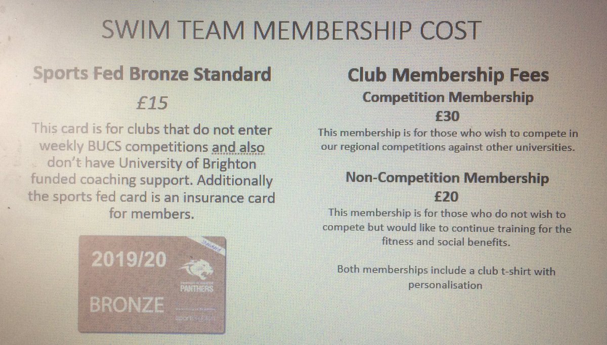 Thanks to everyone who came to the welcome sessions this week - it was great! If your interested in joining the swim team here’s information about our club fees for the year - we’d love as many of you to join as possible! Any questions just drop us a message 🏊🏼‍♀️💜