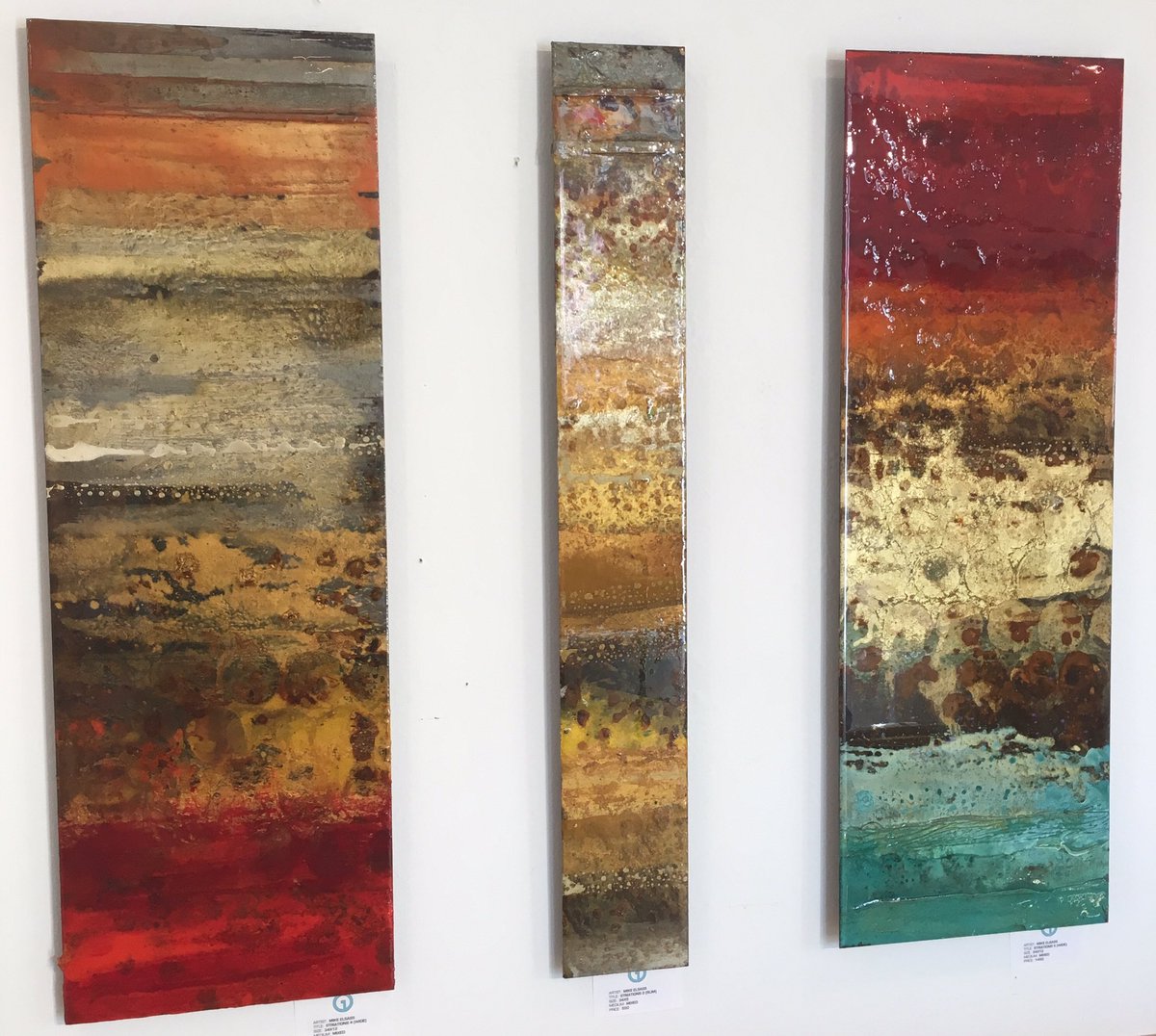 ChasenGalleries's tweet photo. In honor of Mark Rothko’s birthday this week-we’d like to present to you other outstanding abstract artists who do similar color field work...Now on display at our Richmond gallery: Sue Jachimiec, Mike Elsass and Ursula Brenner #art #paintings #rothko #mixedmedia https://t.co/5sF4f6W1G7