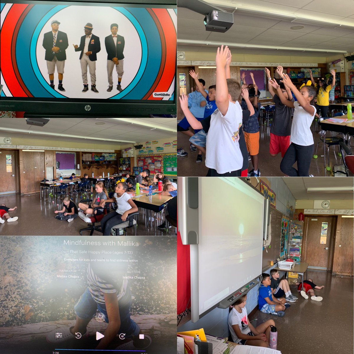 WenonahSchool's tweet photo. Mindfulness kind of afternoon while finding our inner stillness #calmclass plus some gonoodle for mindful movement exercises #SEL @SachemSchools @SachemSuper https://t.co/CqsV8N1akz