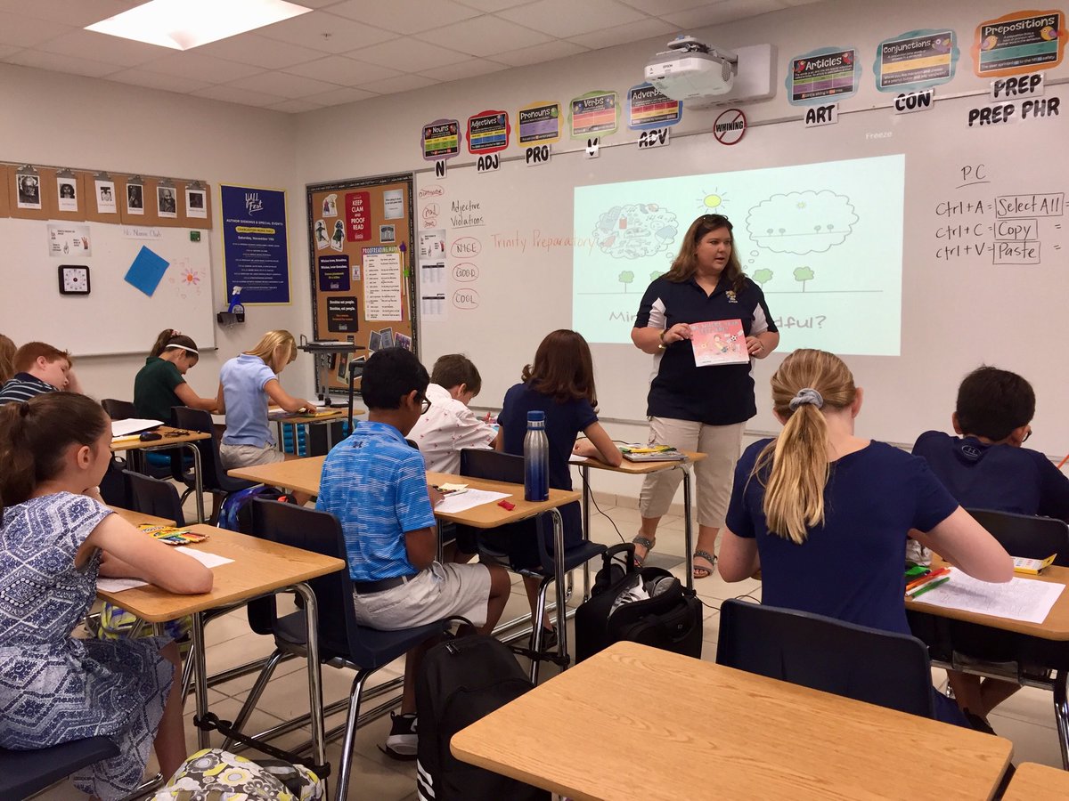 Ending our week exploring mindfulness with the fabulous ⁦<a href="/rktsmith/">Rylan Smith</a>⁩ at ⁦<a href="/TrinityPrepFL/">Trinity Prep</a>!⁩