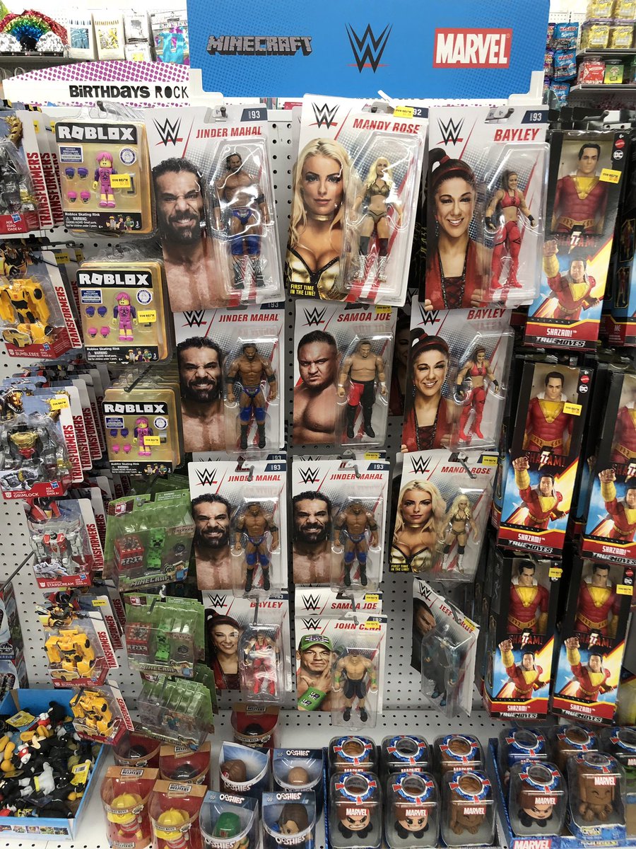 SmarkButton's tweet photo. Thank you @fivebelow 
This is awesome 👏🏻👏🏻👏🏻👏🏻👏🏻 every time I walk in here there’s new figures! 

@Target take notes on staying stocked

#wwe #nxt #fiife #scratchthatfigureitch #actionfigures #wrestling #wrestlingtoys #wrestlingfigures https://t.co/0CD0vfIosg