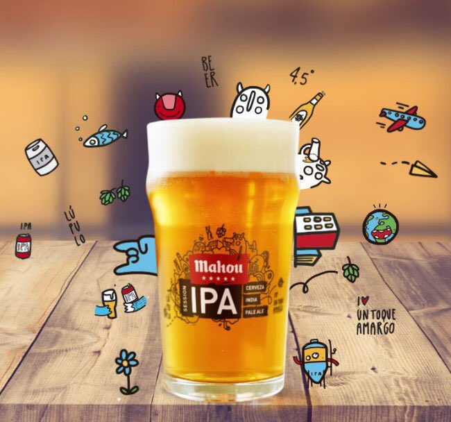 SalaElOcho's tweet photo. Desde hoy tenemos el nuevo grifo de #IPA de @mahou_es 🍺, ven a probarla en exclusiva a la #SalaElOcho, te esperamos!!! 🍻

#LaRoda #Albacete #CastillaLaMancha #España 

#mahou #cerveza #beer #bier #cerveja https://t.co/Q1JPUA7qXX