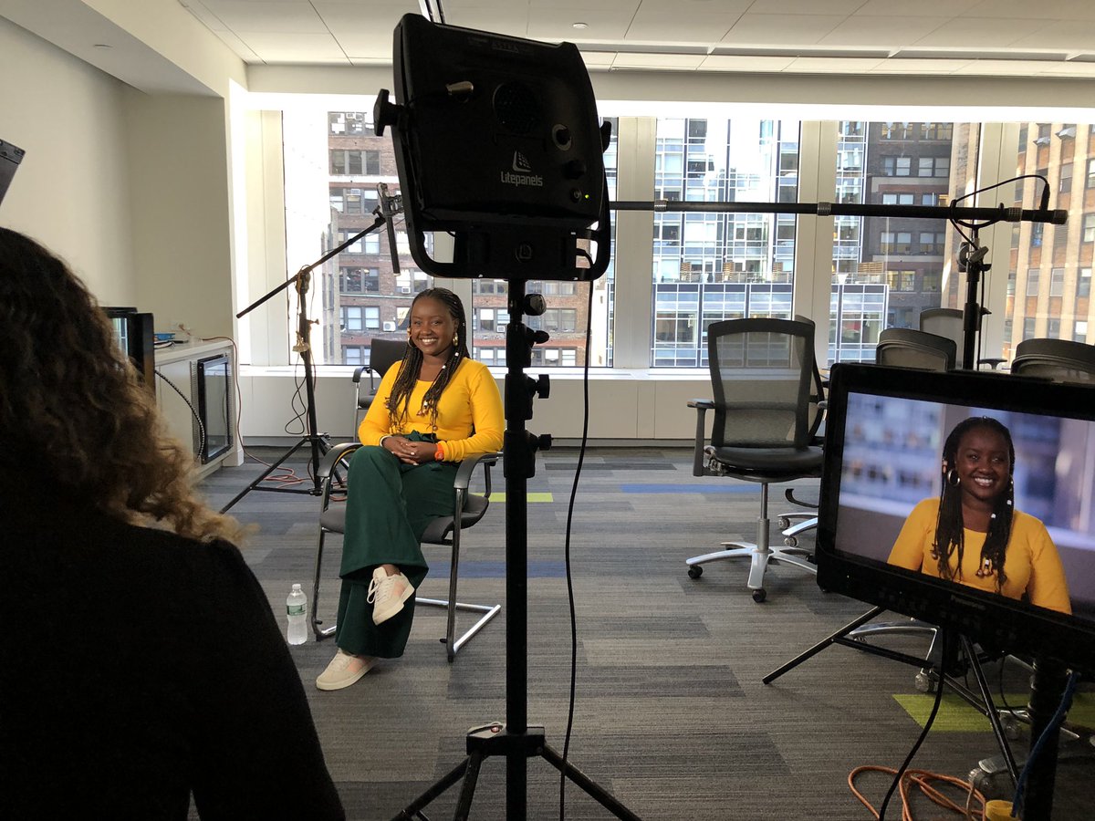 ShawnaDarling's tweet image. So great to meet @wawiranjiru, founder of @Food4Education today at the @Cisco office in NYC! We’re filming an interview for @gpstheseries, to share her inspiring story of becoming a #GlobalProblemSolver