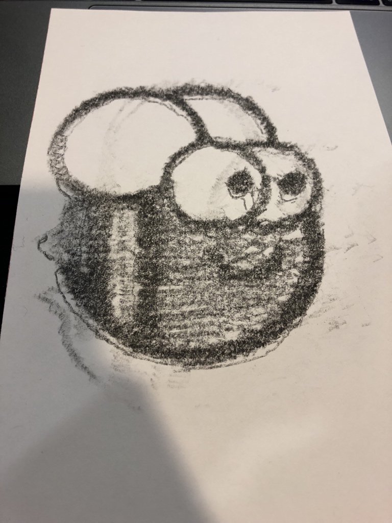 PyBeeWare's tweet photo. Portrait of a bee, by a Raspberry Pi and some popsticks. A Brachiograph rendering, thanks to @evilDMP https://t.co/HDKizId6yp https://t.co/muNGgy18hi
