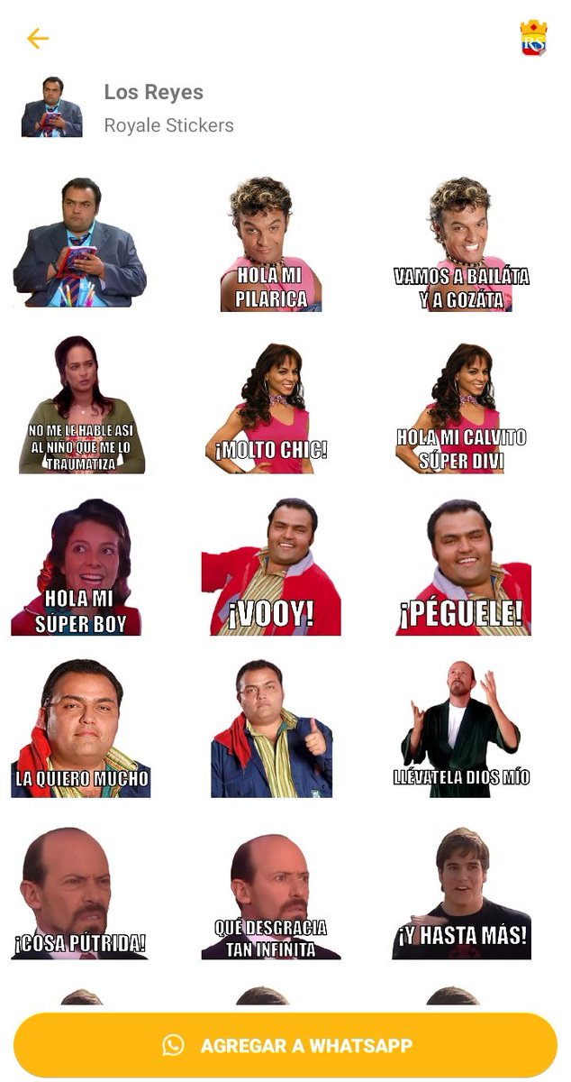 Royale Stickers Whatsapp Colombia On Twitter: