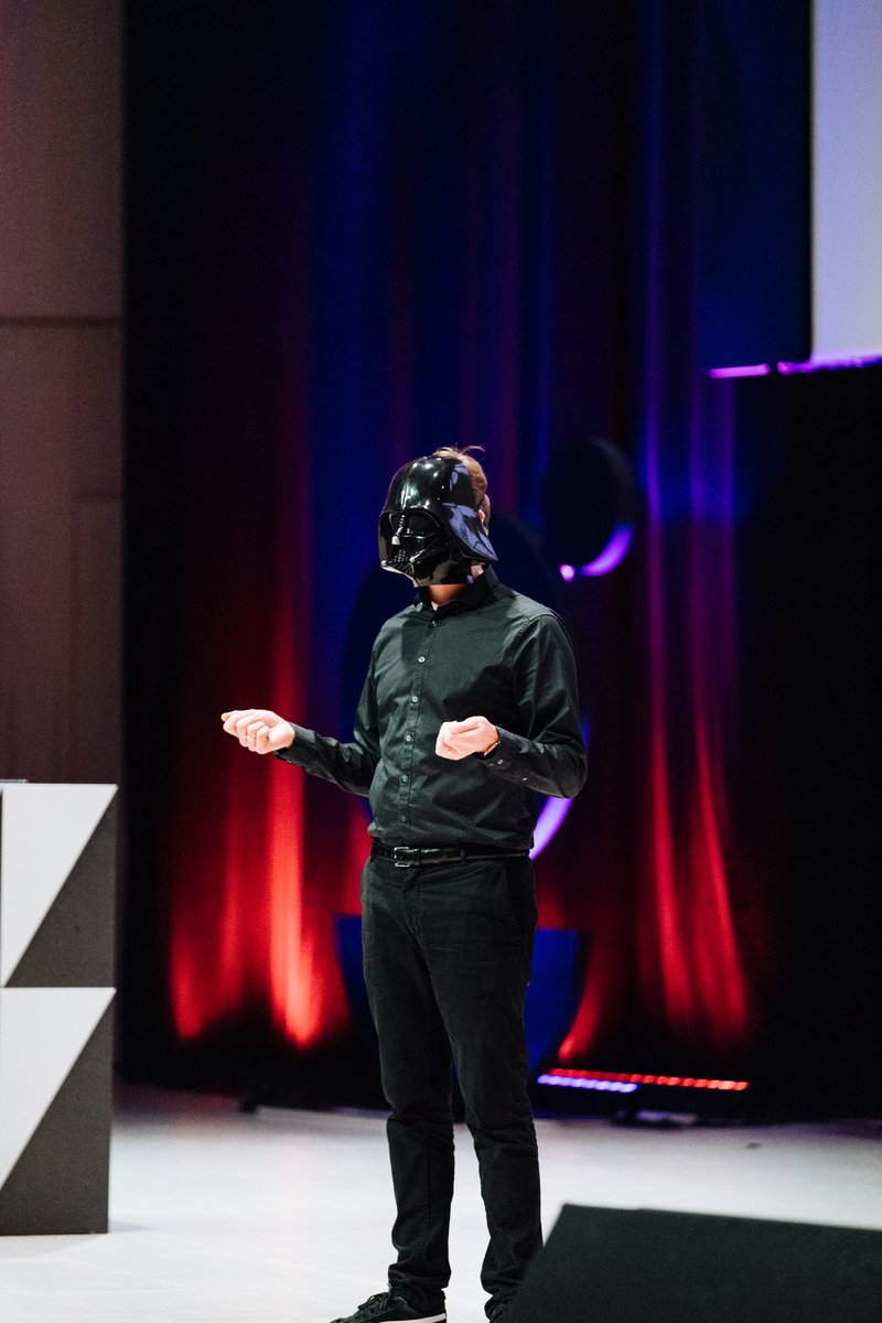 gcec2019's tweet photo. Part 1 of day 2! We got new revelations with Ola Rosling from  @Gapminder and got to attend all the breakouts you wanted to. 
Btw, Darth Wader says hi! 
Photo: Lukas Andersson https://t.co/or1rYZR7Es
