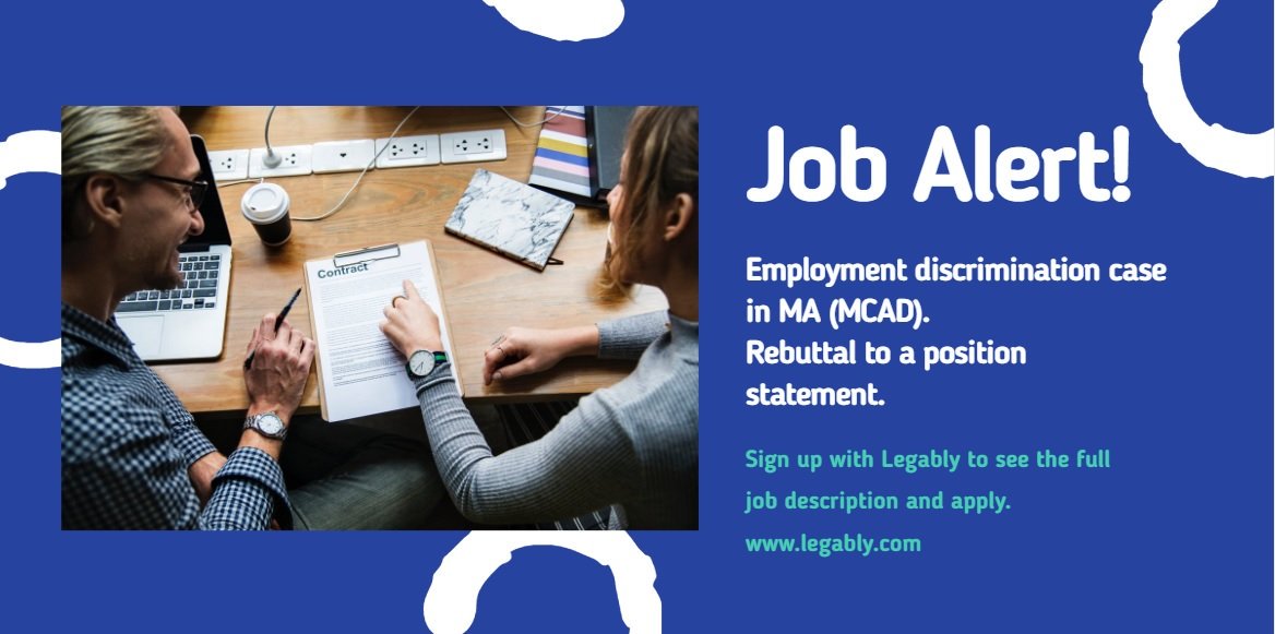 Legably on Twitter: "For an employment discrimination case ... Legably on Twitter: "For an employment discrimination case ...