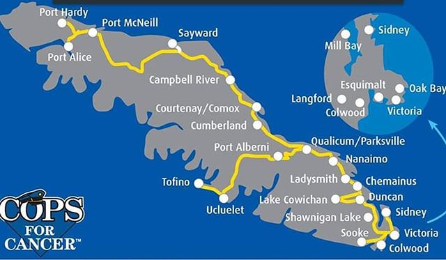 TownOfLadysmith's tweet photo. The 2019 @TourdeRock team is making its way across the Island and stops in Ladysmith on Monday, Sept. 30. The entire community is invited to Ladysmith Secondary at 12 p.m. to welcome local rider Cassie Loveless and the team. https://t.co/7wniZ6oH6G #forthekids https://t.co/UF6S7dRWHs