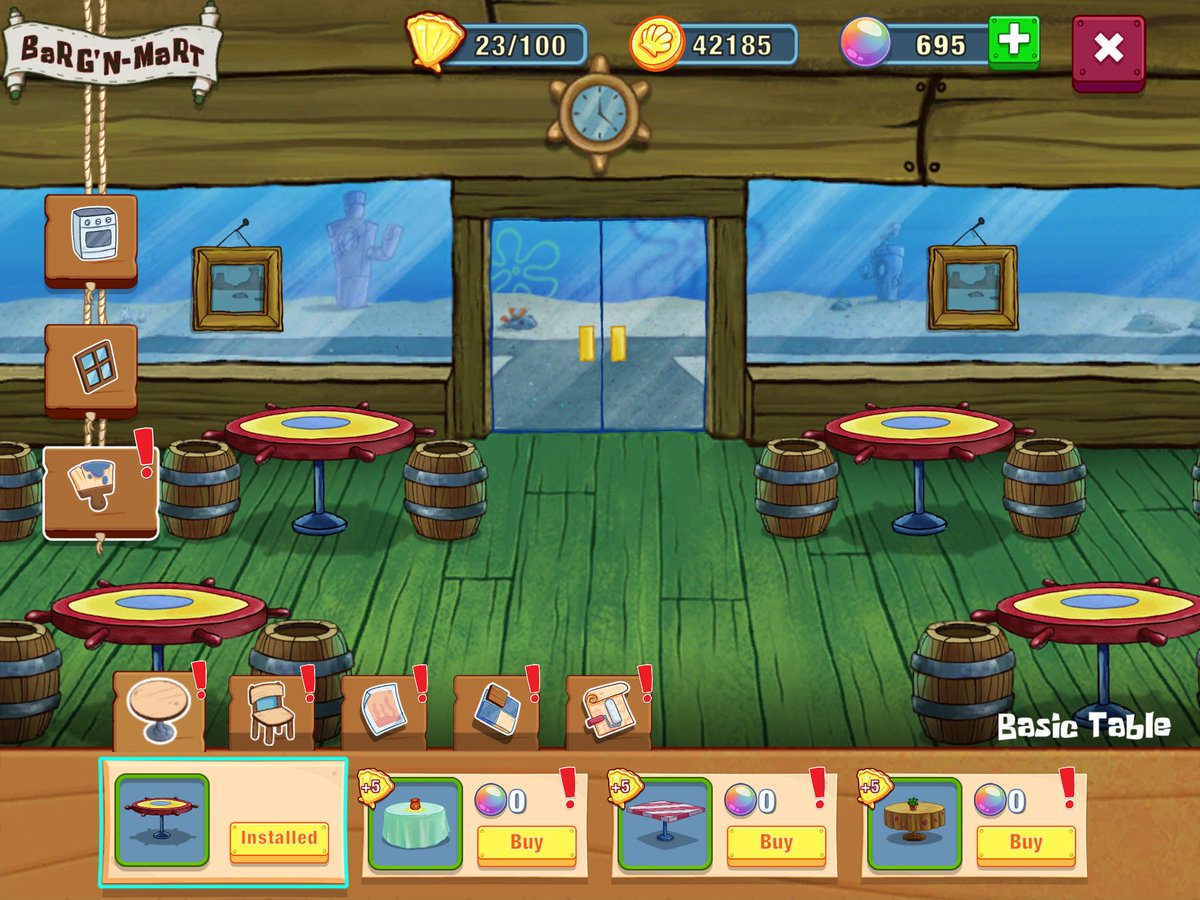 spongebob game old