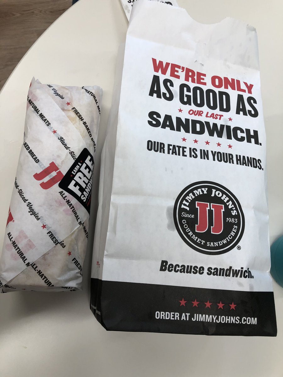 I love me some <a href="/jimmyjohns/">Jimmy John’s</a> but this was NOT #freakyfast! 50 minutes from the time I ordered to when it was delicious! Why you making a pregnant woman wait for her craving Jimmy?!
