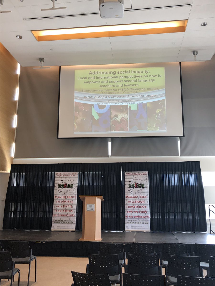 CarolineDault's tweet photo. In a few minutes, some members of @bildlida will present a symposium on social inequities and second language teaching at #EducLang19. We may not be at the #MarchePourLeClimat, but we are still trying to change the world. https://t.co/XcrNYcTDNv