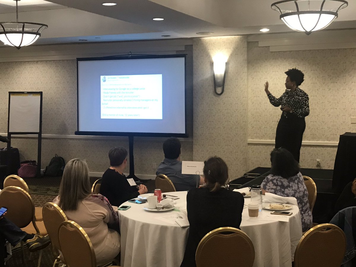 CSforAllTchrs's tweet photo. Social capital is critical for students of colors to make connections and expand their networks in #csed and #stem ~ @KhaliaBraswell #CSforRPP https://t.co/9OCwAetJCx