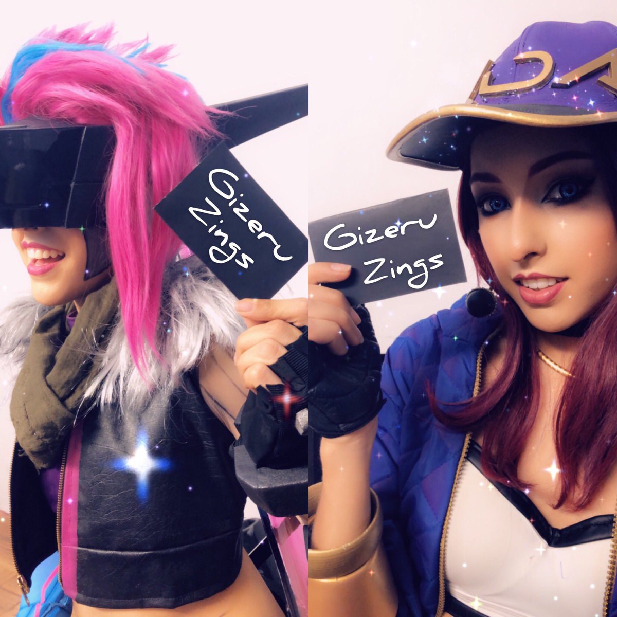 GiselleFitch's tweet image. ✨💜💕ZINGS💕💜✨ 
Hola chicos! Aquí les dejo los zings que les prometí! 🤗 Espero les gusten!!! 
Muchas gracias por estar en los Streams conmigo y por su apoyo! Son geniales! 😎🤟🏻 
Saludos a todos! 😄✌🏻 bye bye! #gizerucosplayer #akalikdacosplay #projectjinx #zings