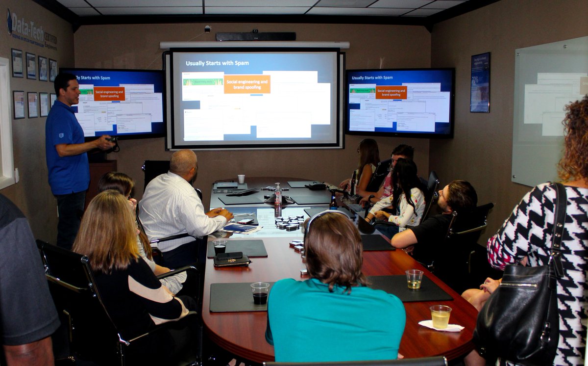 DataTechTampa's tweet image. Our annual Open House 2019 was a great event. Data-Tech wishes to thank our Partners, Sophos, and Kaseya Unitrends for participating. We would also like to thank all of our guests that joined us for a great evening.
#Sophos #Unitrends #DataTech #cybersecurity