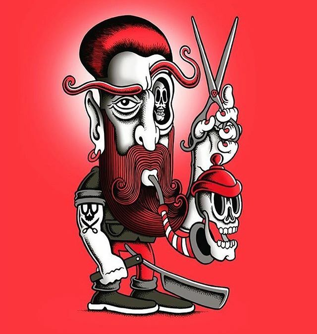 cphposter's tweet photo. The Barber 💈☠️💈 Visit https://t.co/L9rrkeJd5N #poster #tattoo #sketch #sketchbook #instagram #drawing #illustration #art #artwork #artist #pencil #haircut #barbershop #barber #posterdesign #juxtapozmag #gallery #michaeljakobsen #copenhagenposter https://t.co/yGUiAUTvGF https://t.co/F90fcJH4S4
